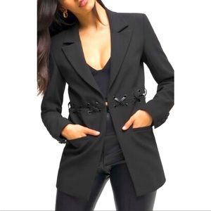 Good American Tied Up Waist Blazer - L/XL - Brand New & Never Worn